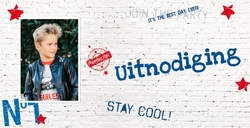 Uitnodiging communie   Stay cool 164741BA Voorkant