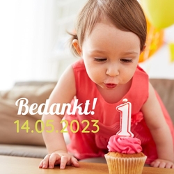 Geschenklabel met een eigen foto 1880003 Voorkant